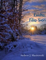 Exulta Filia Sion SATB choral sheet music cover